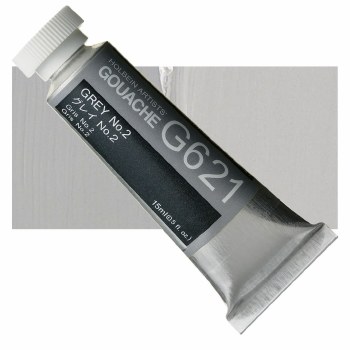 Holbein 15ml Artist Gouache G621 - Grey No.2