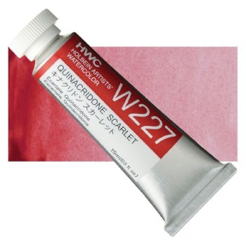 Holbein 15ml Artist Watercolour W227 - Quinacridone Scarlet
