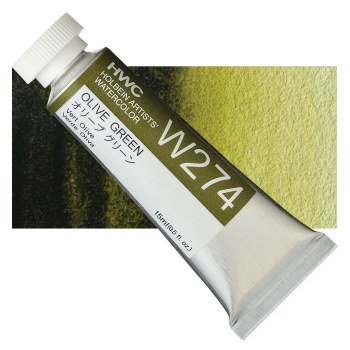 Holbein 15ml Artist Watercolour W274 - Olive Green