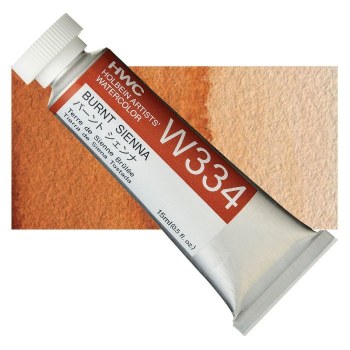 Holbein 15ml Artist Watercolour W334 - Burnt Sienna