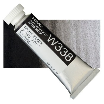 Holbein 15ml Artist Watercolour W338 - Ivory Black