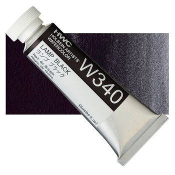 Holbein 15ml Artist Watercolour W340 - Lamp Black