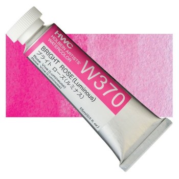 Holbein 15ml Artist Watercolour W370 - Bright Rose (Luminous)