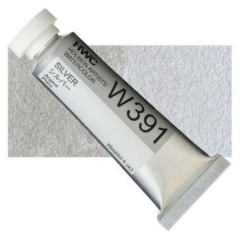 Holbein 15ml Artist Watercolour W391 - Silver