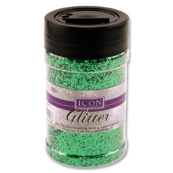 Icon 110g Green Glitter Shaker
