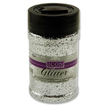 Icon 110g Silver Glitter Shaker