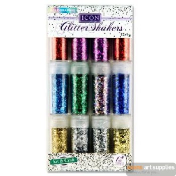 Icon 12x9 Glitter Shakers Holographic