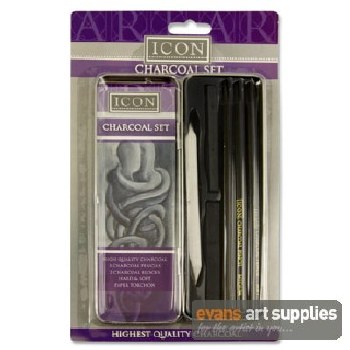 Icon Charcoal Set in Tin