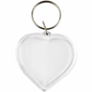 Key Rings Heart - 25 per pack