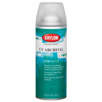 Krylon Gallery UV Archival Matt Varnish Spray