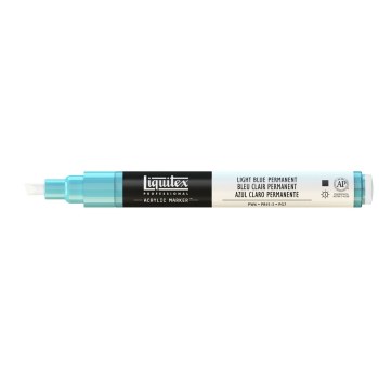 Liquitex Acrylic Marker W2/4 - Light Blue Permanent