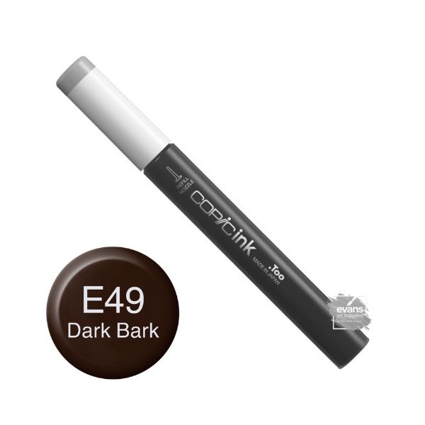 COPIC Ink 12ML Colors(a) E49 Dark Bark