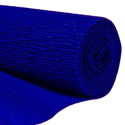 Navy Blue Crepe Paper Sheets