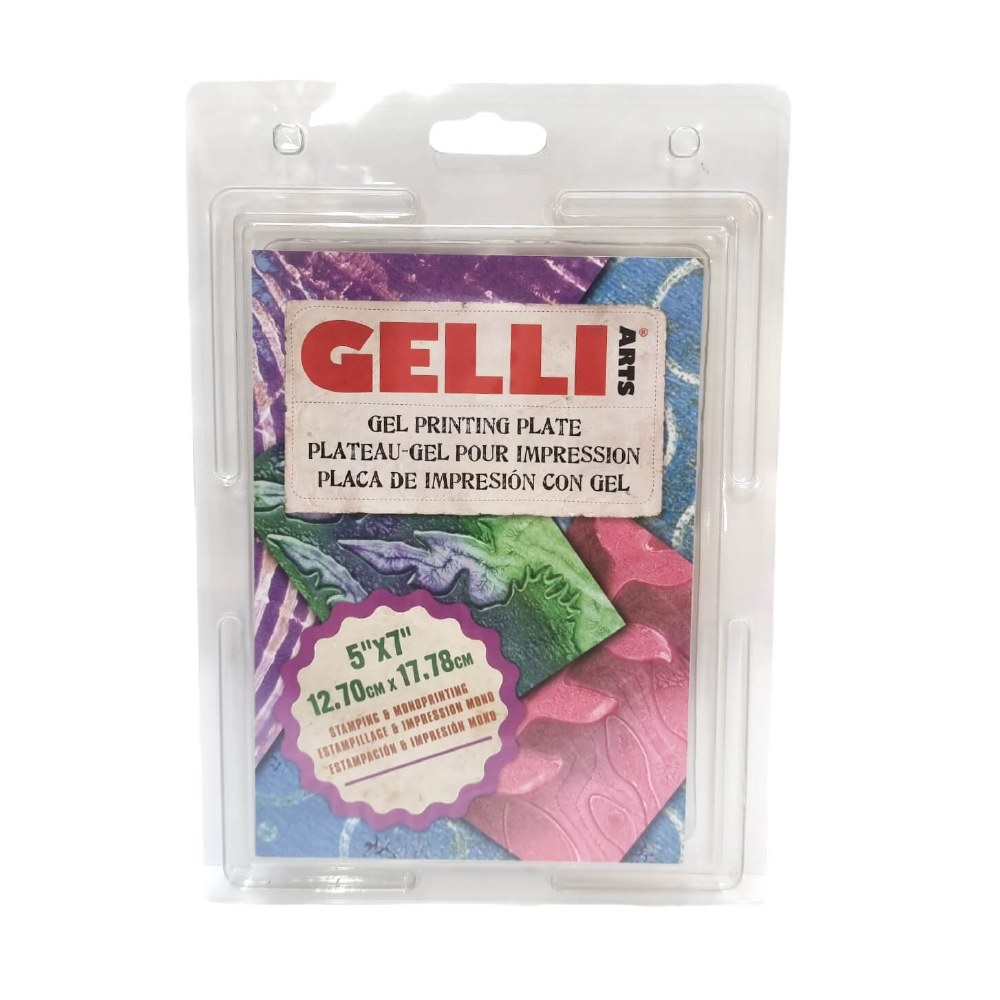 Gelli Arts Gel Printing Plate - 9 X 12 Gel Plate, Reusable Gel Printing  Plate, Printmaking Gelli Plate for Art, Clear Gel Monoprinting Plate, Gel