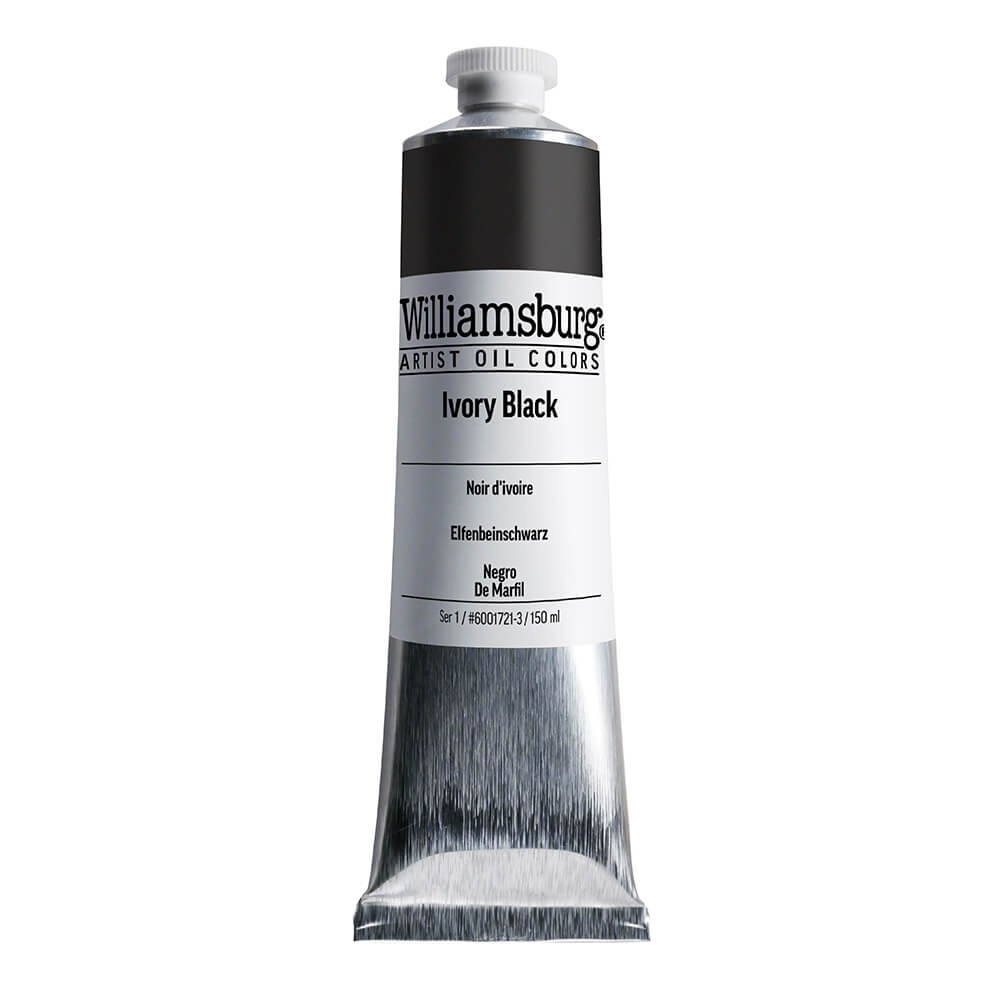 Williamsburg Oil Colour 150ml - Ivory Black