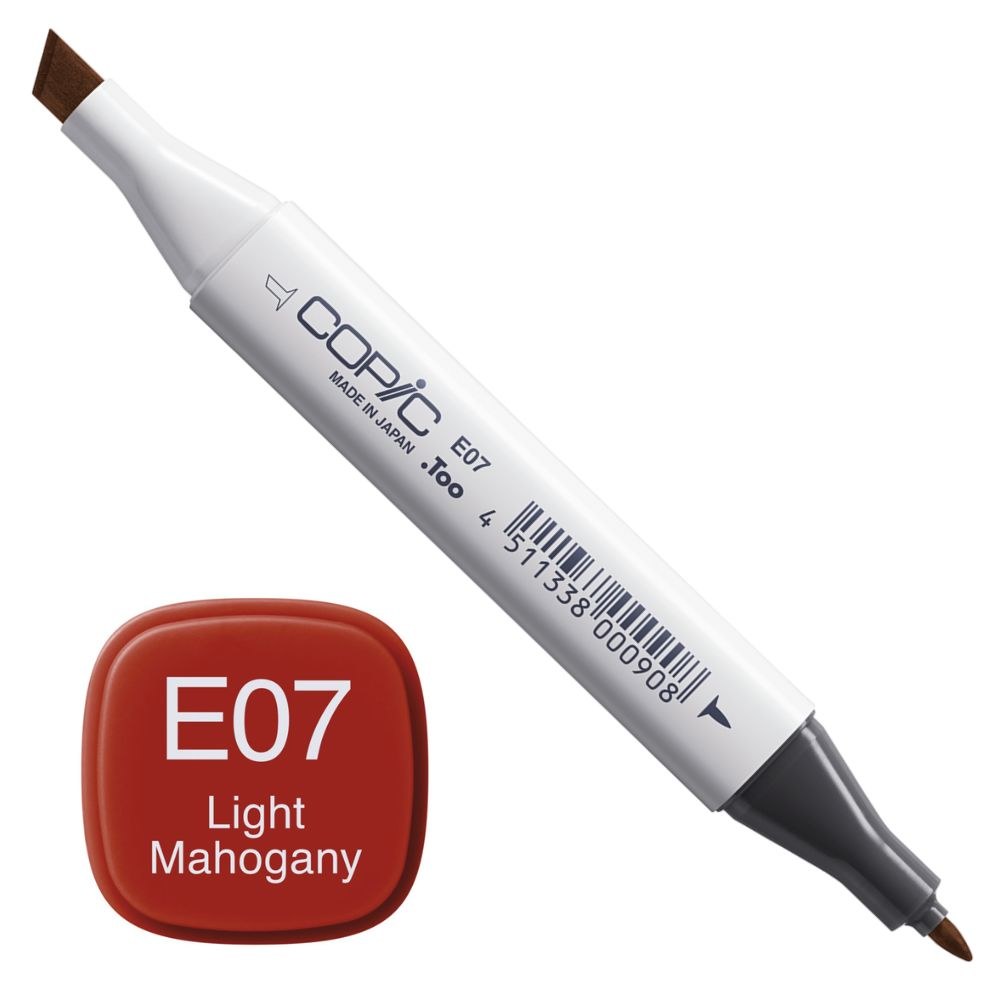 Copic Classic E07 Light Mahogany Kandm Evans Trading Ltd