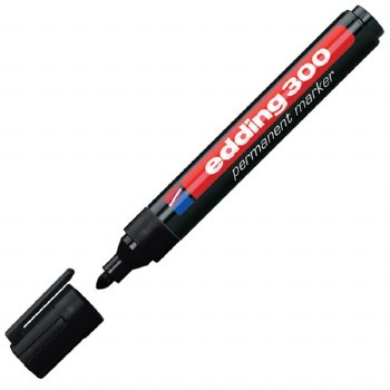 Edding 300 Permanent Marker Black