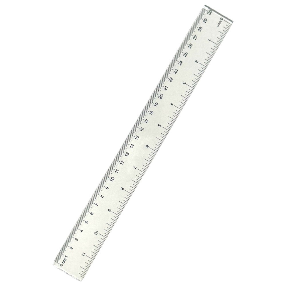 Evans 30cm Plastic Ruler - K&M Evans Trading Ltd.