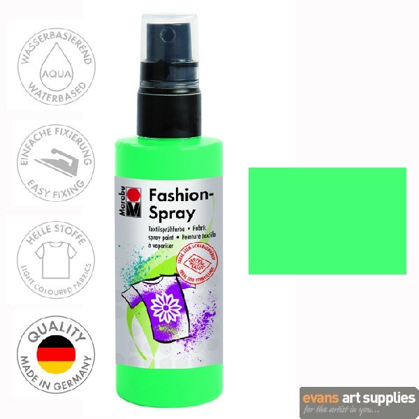 Marabu 100ml Fashion Spray Apple Green 158 - K&M Evans Trading Ltd.