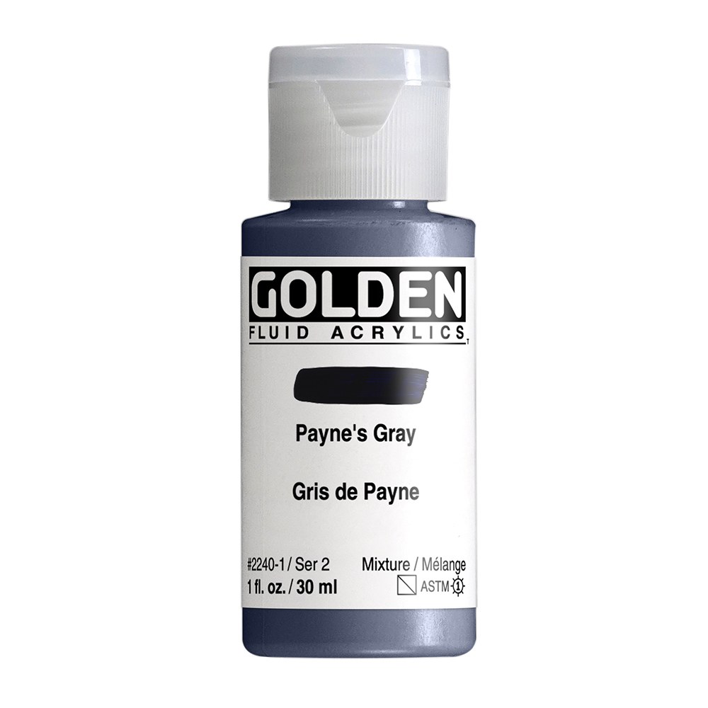 Golden Fluid 30ml Paynes Gray K&M Evans Trading Ltd.