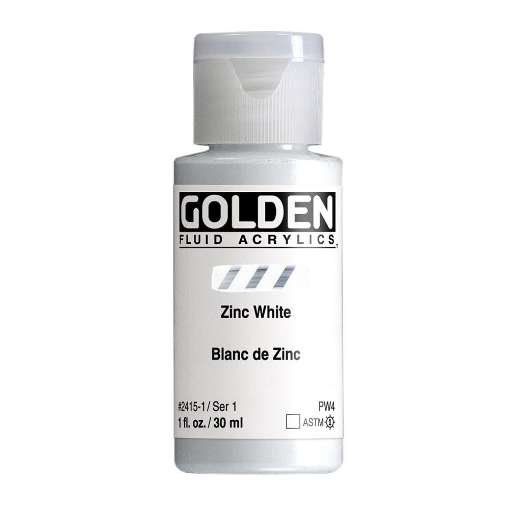 Golden Fluid 30ml Zinc White K&M Evans Trading Ltd.