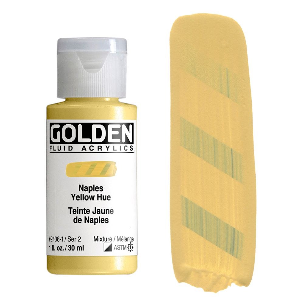 Golden Fluid 30ml Naples Yellow Hue K&M Evans Trading Ltd.