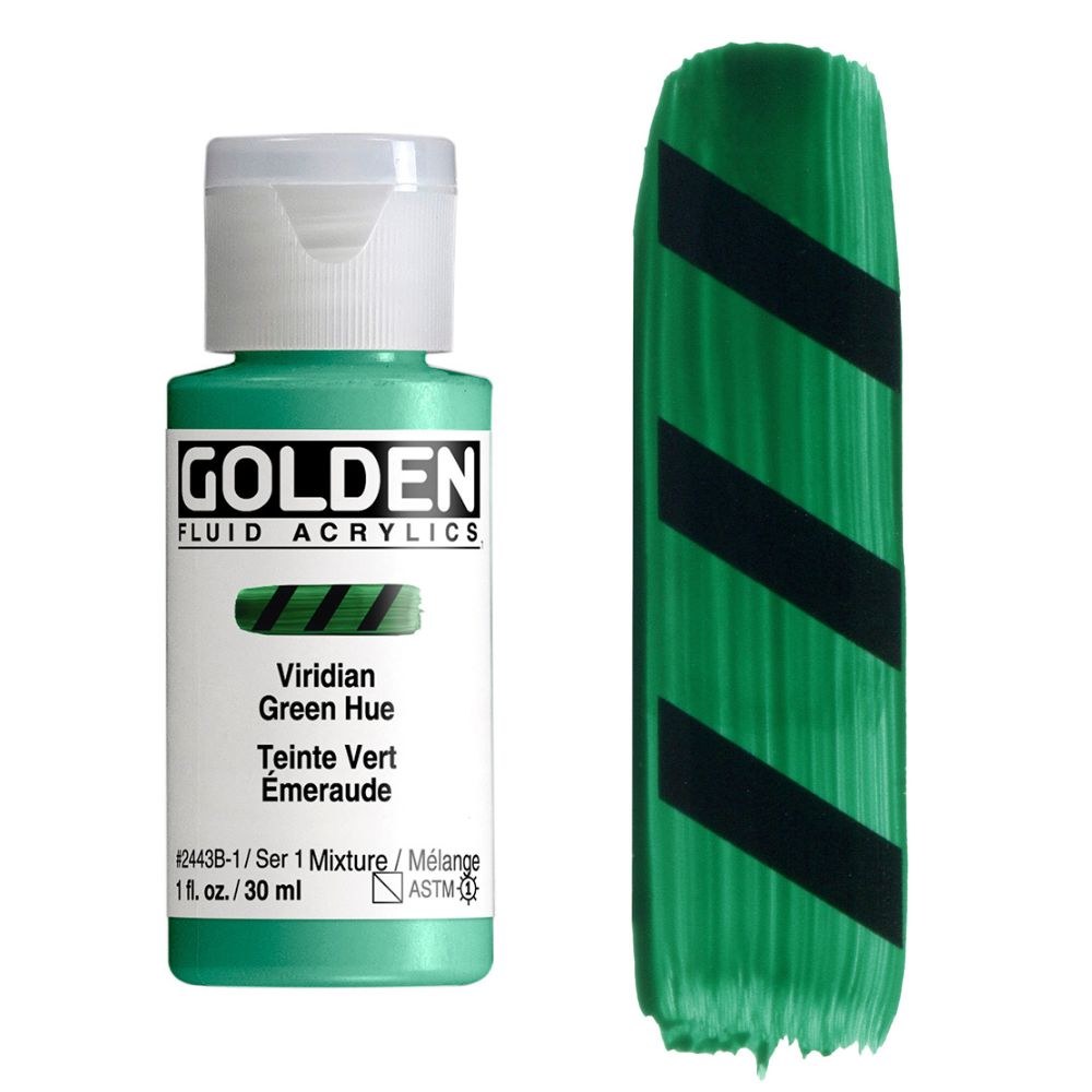 Golden Fluid 30ml Viridian Green Hue K&M Evans Trading Ltd.