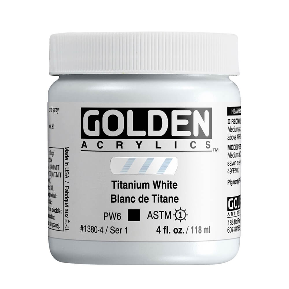 Golden Heavy Body 118ml Titanium White K&M Evans Trading Ltd.