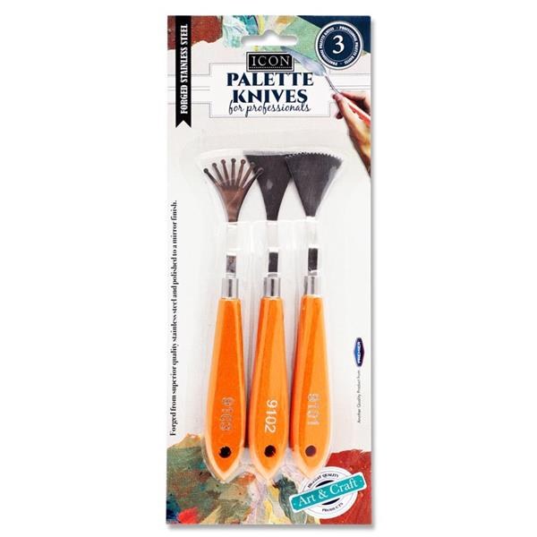 Icon Artist Palette Knife Set of 3 K&M Evans Trading Ltd.