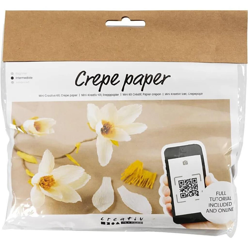 Mini Craft Kit: Crepe Paper - Magnolia Branch Mini Craft Kit: Crepe Paper - Magnolia Branch