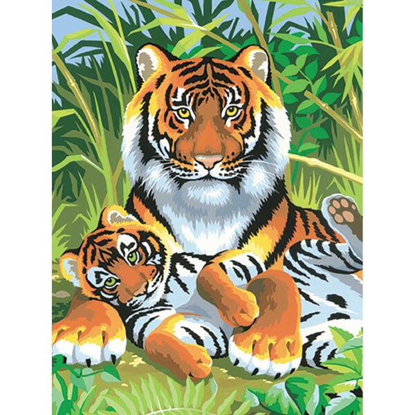 Paint By Numbers Medium Tiger K&M Evans Trading Ltd.