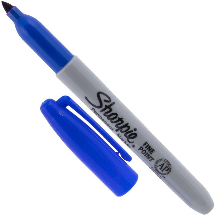 Blue sharpie clearance marker