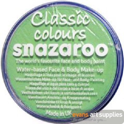 Snazaroo Classic Face Paint, 18ml, Pale Green