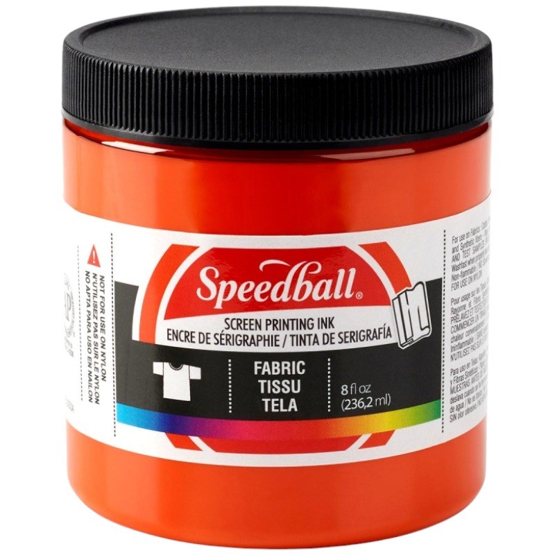 Speedball 236ml Fabric Screen Printing Ink - Orange - K&M Evans Trading ...