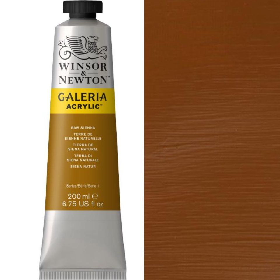 Winsor & Newton Galeria 200ml Raw Sienna K&M Evans Trading Ltd.
