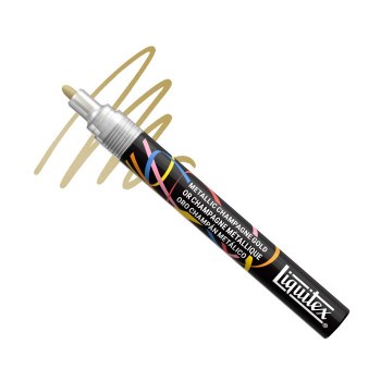 Liquitex Acrylic Marker 2mm - Metallic Champagne Gold