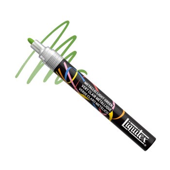 Liquitex Acrylic Marker 2mm - Metallic  Light Green