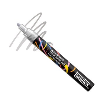 Liquitex Acrylic Marker 2mm - Metallic Silver