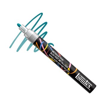 Liquitex Acrylic Marker 2mm - Metallic Silver