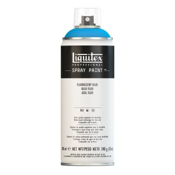 Liquitex Spray Paint 400ml - Fluorescent Blue