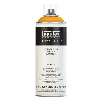 Liquitex Spray Paint 400ml - Fluorescent Orange