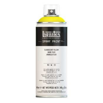 Liquitex Spray Paint 400ml - Fluorescent Yellow