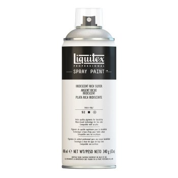 Liquitex Spray Paint 400ml - Iridescent Rich Silver