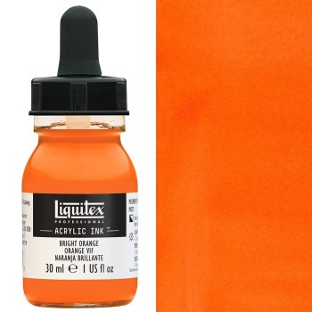 Liquitex 30ml Ink - Bright Orange