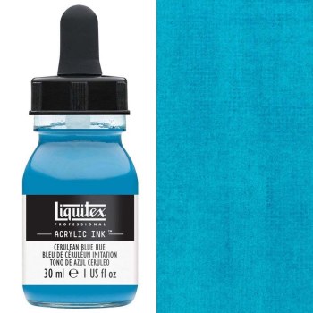 Liquitex 30ml Ink - Cerulean Blue Hue