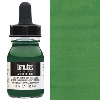 Liquitex 30ml Ink - Hookers Green Hue Permanent