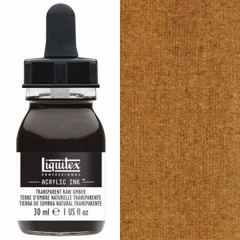 Liquitex 30ml Ink - Transparent Raw Umber