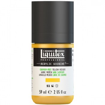 Liquitex Acrylic Gouache 59ml Cadmium-Free Yellow Medium