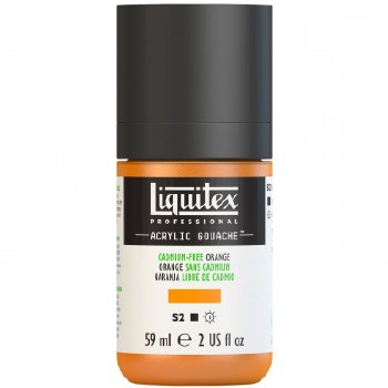 Liquitex Acrylic Gouache 59ml Cadmium-Free Orange