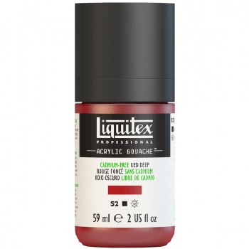 Liquitex Acrylic Gouache 59ml Cadmium-Free Red Deep